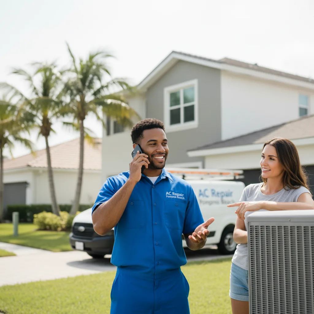 AC Repair Pompano Beach customer support in Bluffton